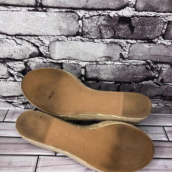 Sam Edelman Dimitree Putty Dark Ankle Strap Espadrille Wedges Women’s Sz 9.5M US - Picture 12 of 16